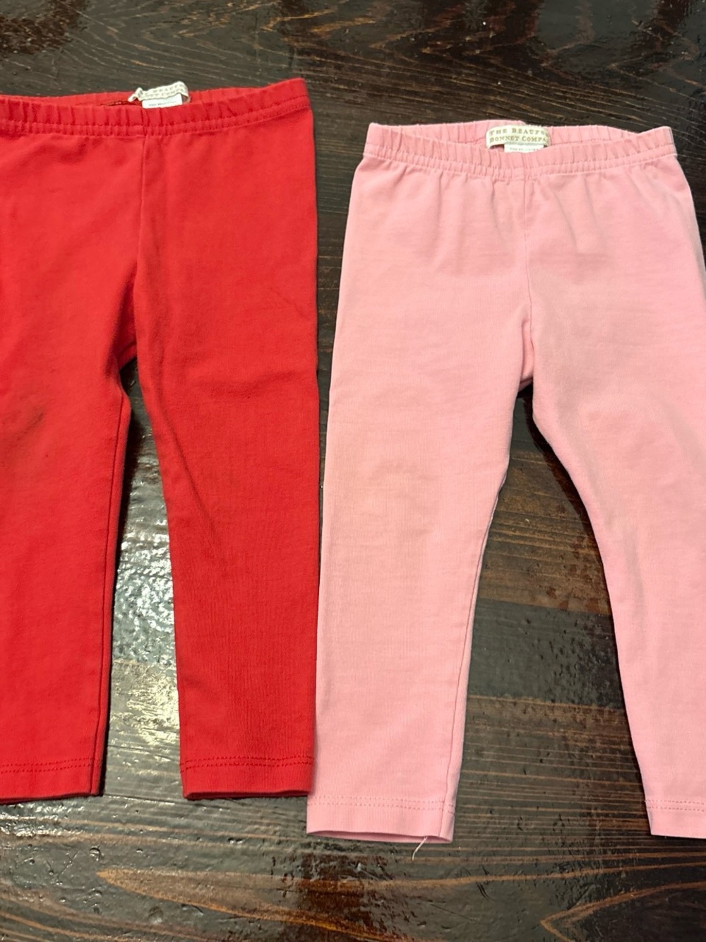 The Beaufort Bonnet Company Kids Leggings - Red & Pink